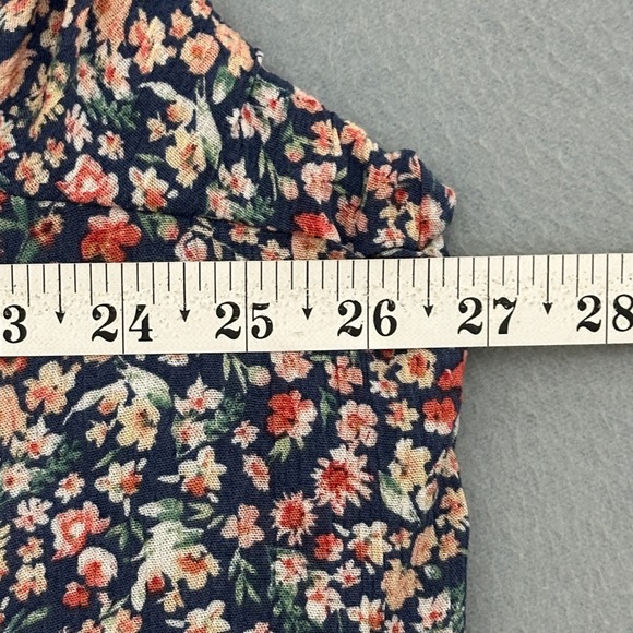 MASON & BELLE Womens Top 3X Blue Floral Peasant Tunic Classic Casual Cottage - Picture 6 of 12